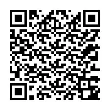 QR-код для номера телефона +12313342059