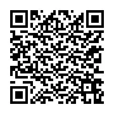 QR-koodi puhelinnumerolle +12313669636