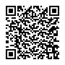 Kode QR untuk nomor Telepon +12313669666