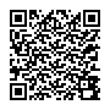 Kode QR untuk nomor Telepon +12313890958