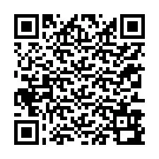 QR-koodi puhelinnumerolle +12313992542