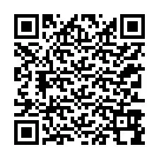 Kode QR untuk nomor Telepon +12313998874