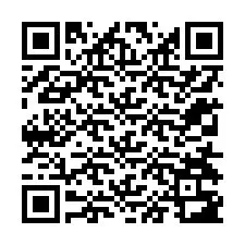 Código QR para número de teléfono +12314383383