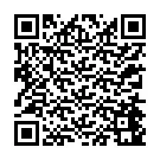 Código QR para número de teléfono +12314441988