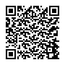 QR-код для номера телефона +12314442284