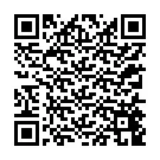 Kode QR untuk nomor Telepon +12315449618