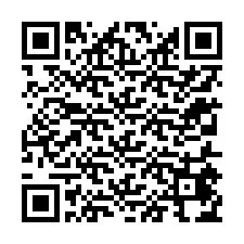 Código QR para número de telefone +12315474006