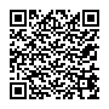 Código QR para número de teléfono +12315474007