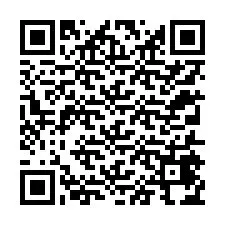 Codice QR per il numero di telefono +12315474844