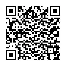 Kode QR untuk nomor Telepon +12315974419