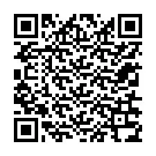 QR-koodi puhelinnumerolle +12316334087