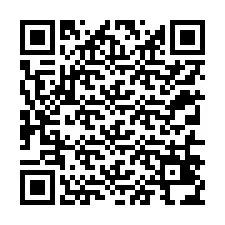 Código QR para número de teléfono +12316434410