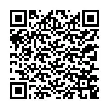 Código QR para número de teléfono +12317749638