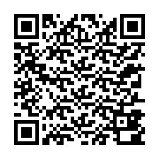 QR код за телефонен номер +12317800064