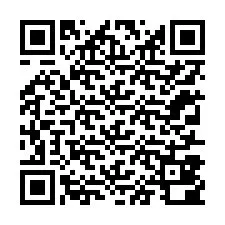 QR код за телефонен номер +12317800095