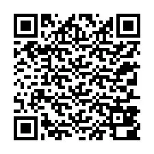 QR код за телефонен номер +12317800434