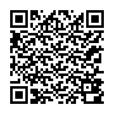 QR код за телефонен номер +12317800625