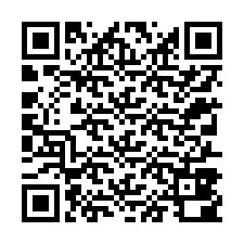 Kode QR untuk nomor Telepon +12317800864