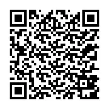 QR Code สำหรับหมายเลขโทรศัพท์ +12317801459