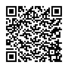 Codice QR per il numero di telefono +12318567682