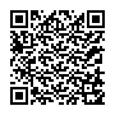 Código QR para número de telefone +12318751101