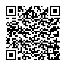 QR-код для номера телефона +12318751488