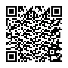 QR код за телефонен номер +12318753356