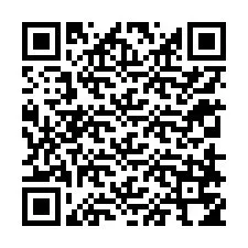 QR-Code für Telefonnummer +12318754212