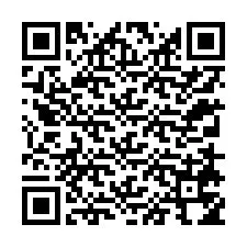 QR код за телефонен номер +12318754884