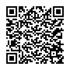 QR-code voor telefoonnummer +12318755799