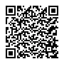 Kode QR untuk nomor Telepon +12318757565