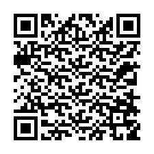 QR-code voor telefoonnummer +12318759389