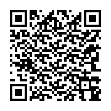 Codice QR per il numero di telefono +12343344406