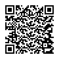 Codice QR per il numero di telefono +12344013729