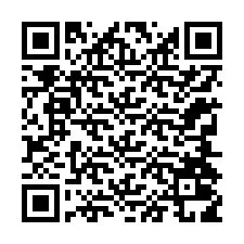 QR-koodi puhelinnumerolle +12344019785