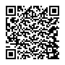 QR-code voor telefoonnummer +12344043623