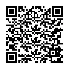 QR код за телефонен номер +12345801854