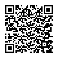 Kode QR untuk nomor Telepon +12347556078