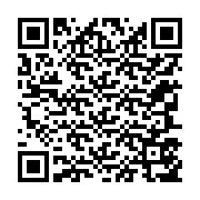 QR-koodi puhelinnumerolle +12347557143