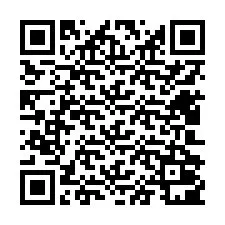 Código QR para número de teléfono +12402001256