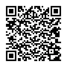 QR-code voor telefoonnummer +12402002102