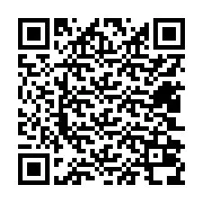 Kode QR untuk nomor Telepon +12402038067