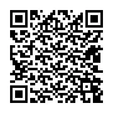 Código QR para número de teléfono +12402049495