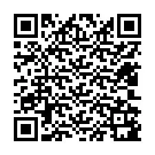 QR kód a telefonszámhoz +12402181109