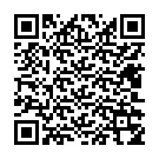 QR kód a telefonszámhoz +12402354442