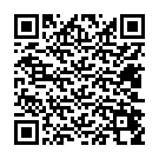 Código QR para número de telefone +12402458493