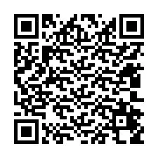 Código QR para número de teléfono +12402458504