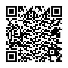 Código QR para número de teléfono +12402458697