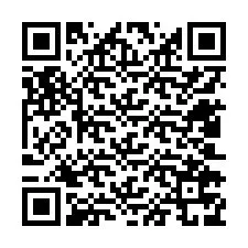 QR kód a telefonszámhoz +12402779998