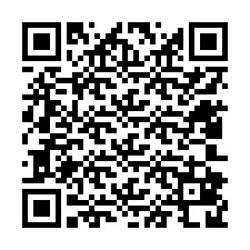 Kode QR untuk nomor Telepon +12402828008